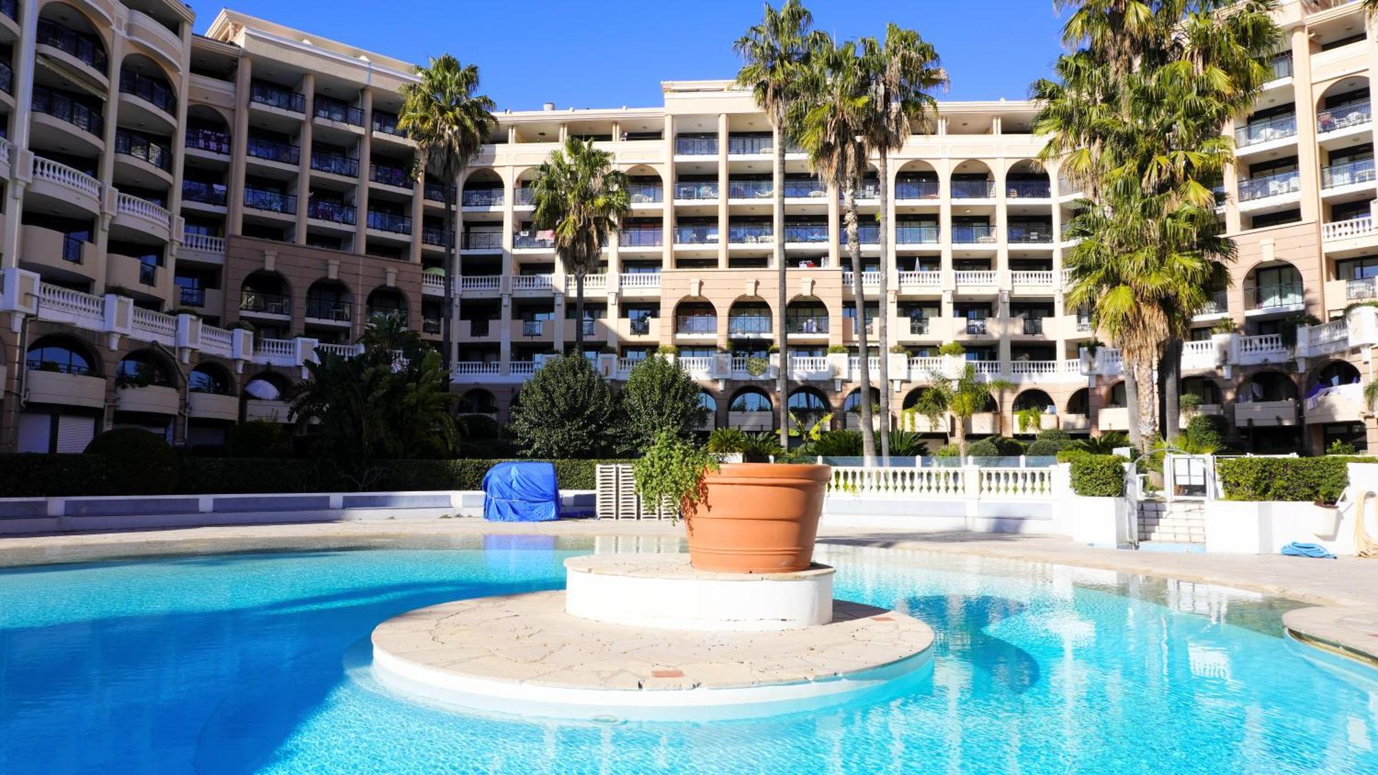 Appartement 556, Vue Mer Et Piscine By Palmazur Vacances Cannes Kültér fotó